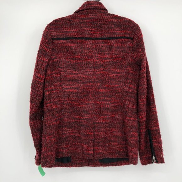 Lucky Brand Red & Black Knitted Jacket | Made for All Seasons - Picture 2 of 5